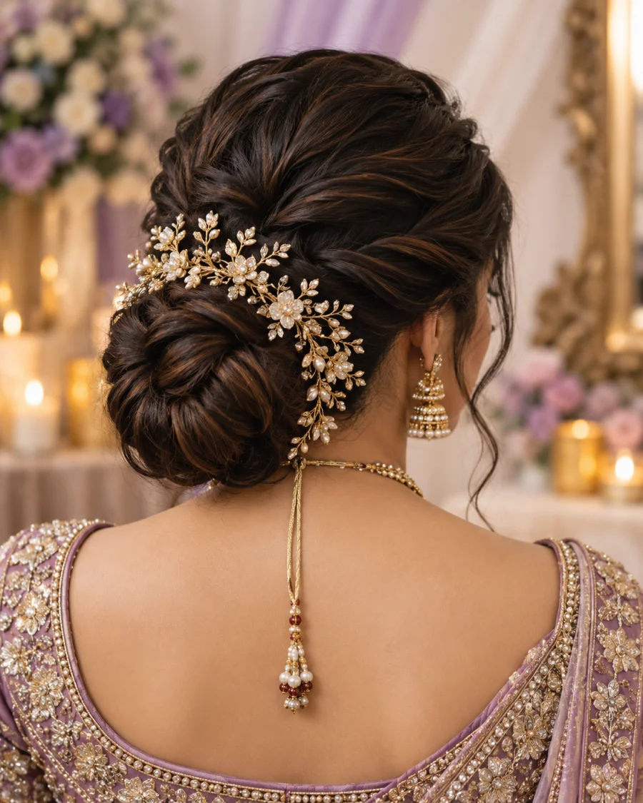 Bridal hairstyling