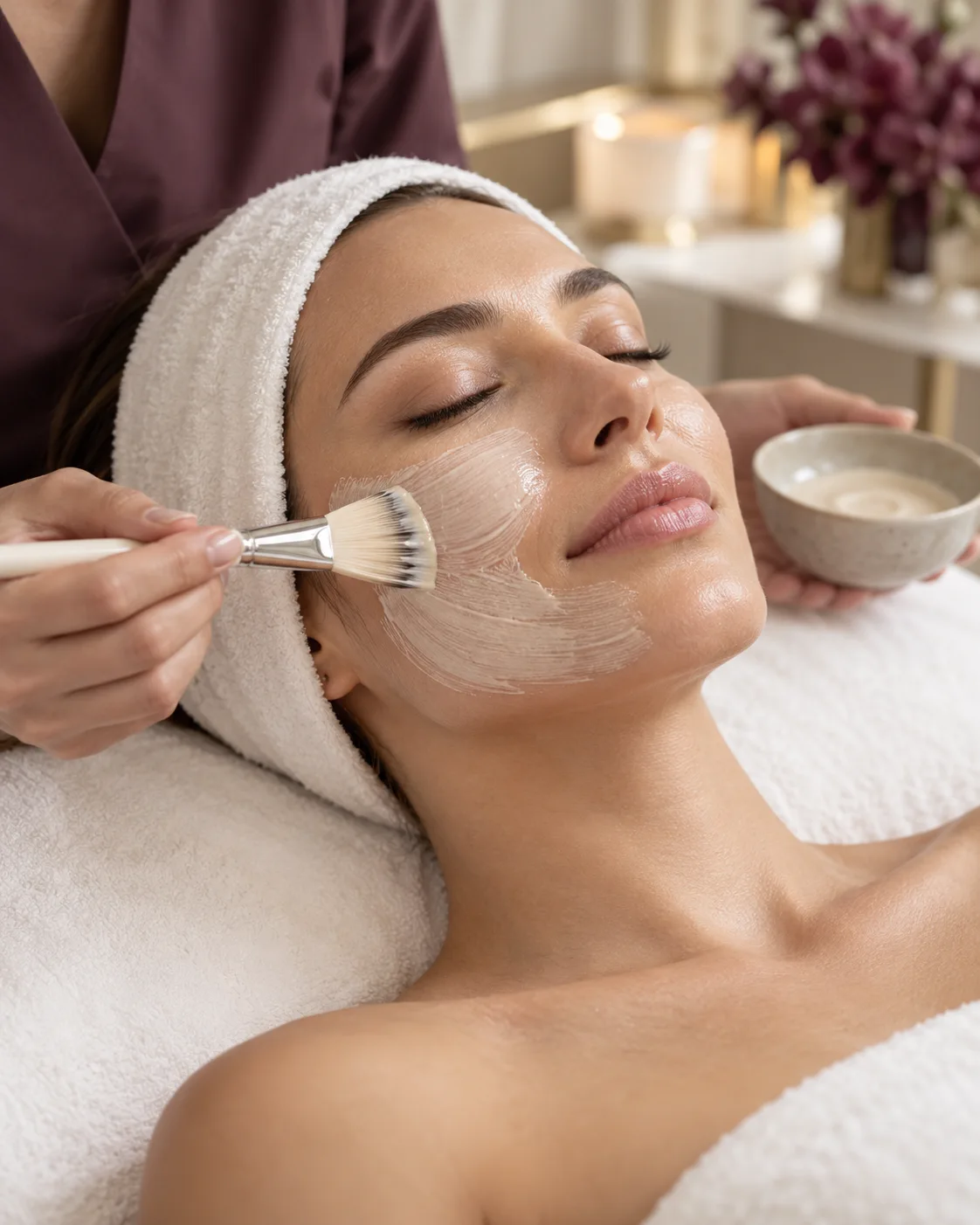 Facial care illustration