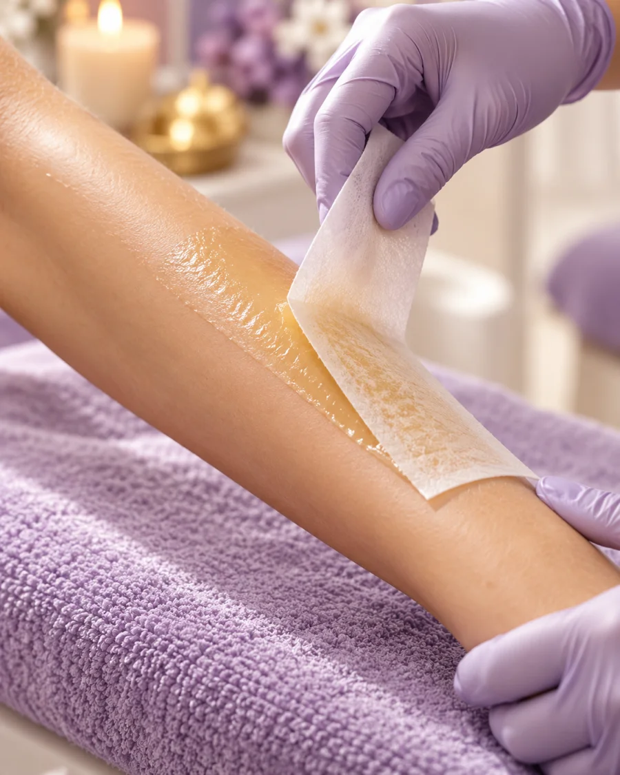 Half-arm waxing