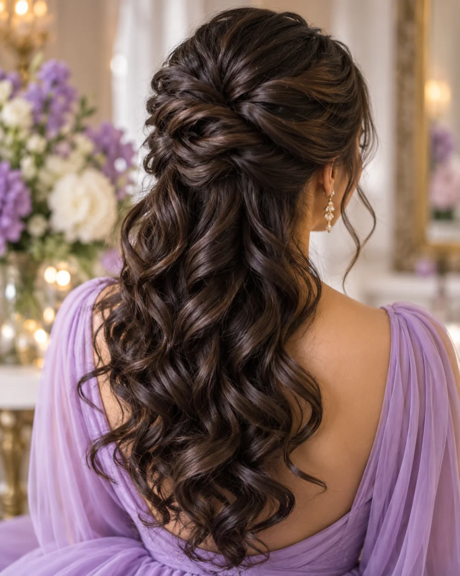 Occasion hair styling